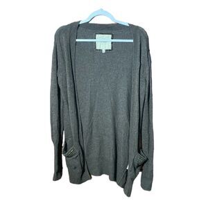Abercrombie and Fitch Dark Brown Wool/Rabbit Hair Blend Cardigan Women's Size S